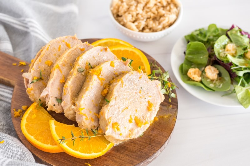 Orange Ginger Pork Loin Preparation