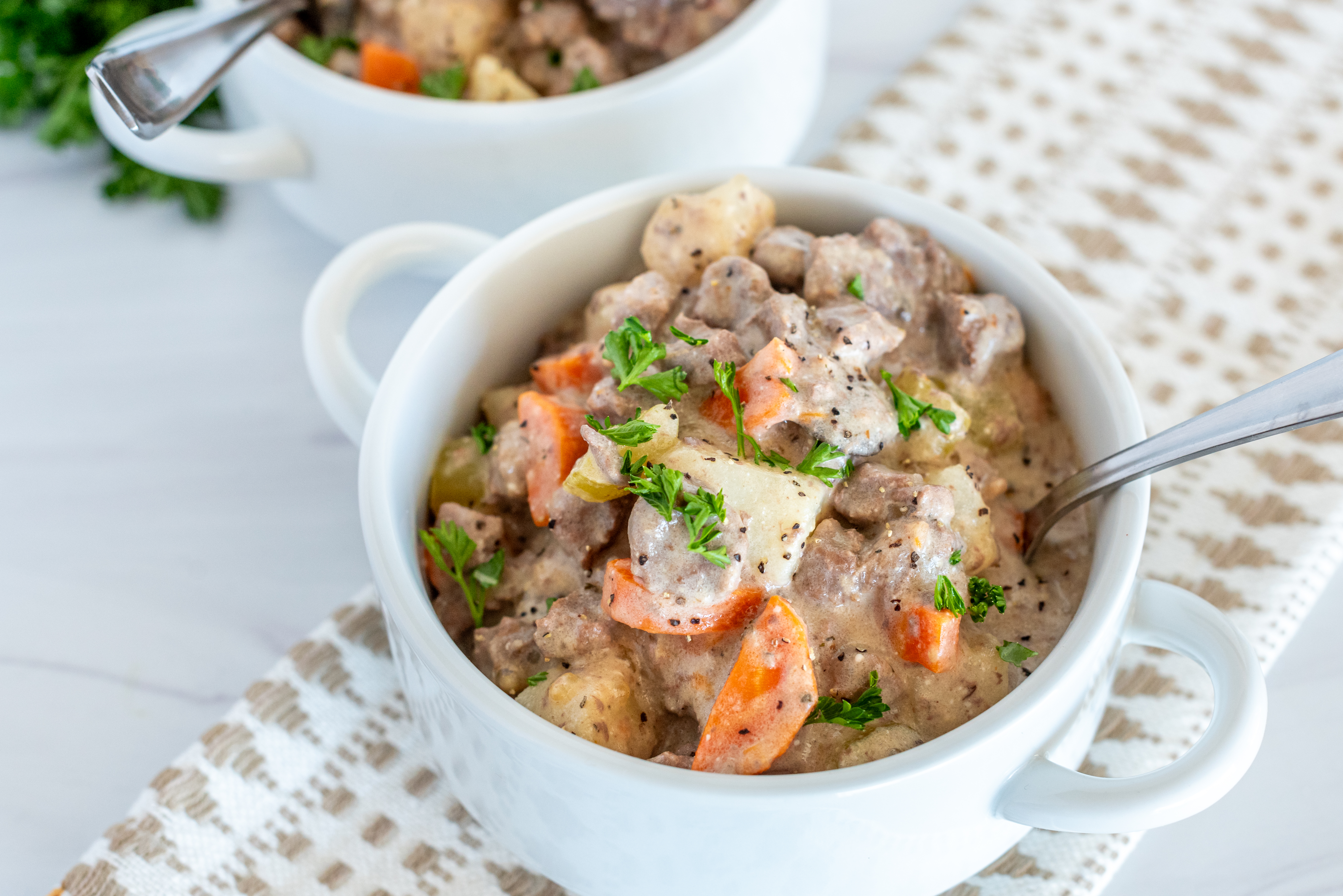 Vegetable Beef Stew Preparation