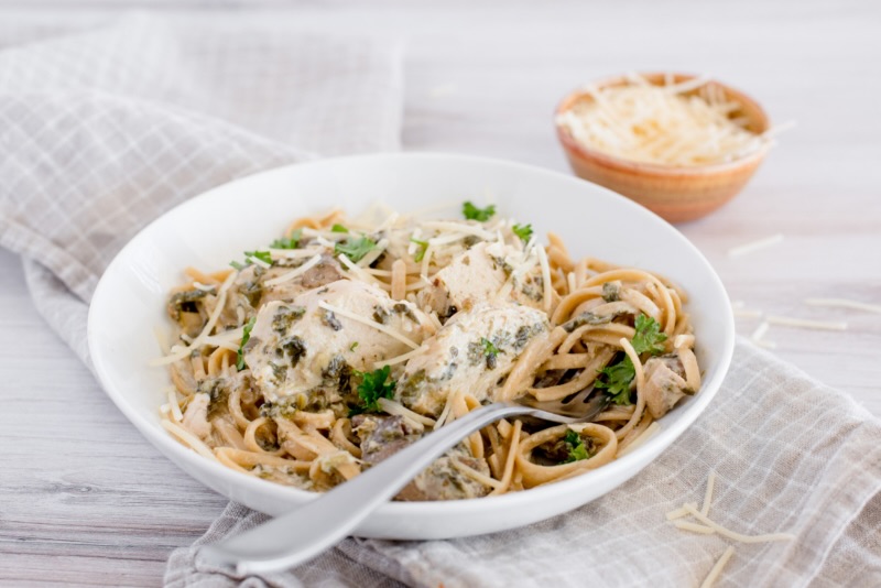 Garlic Parmesan Chicken Preparation
