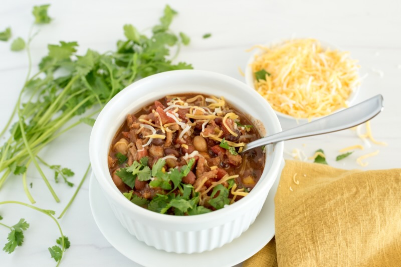 3 Bean Turkey Chili Preparation