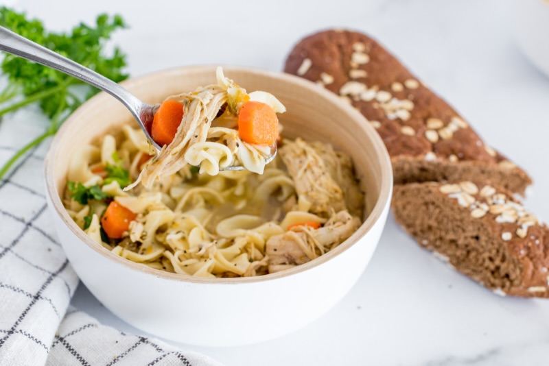 Chicken Noodle Soup Preparation