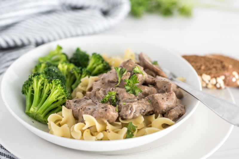 Beef Stroganoff Preparation