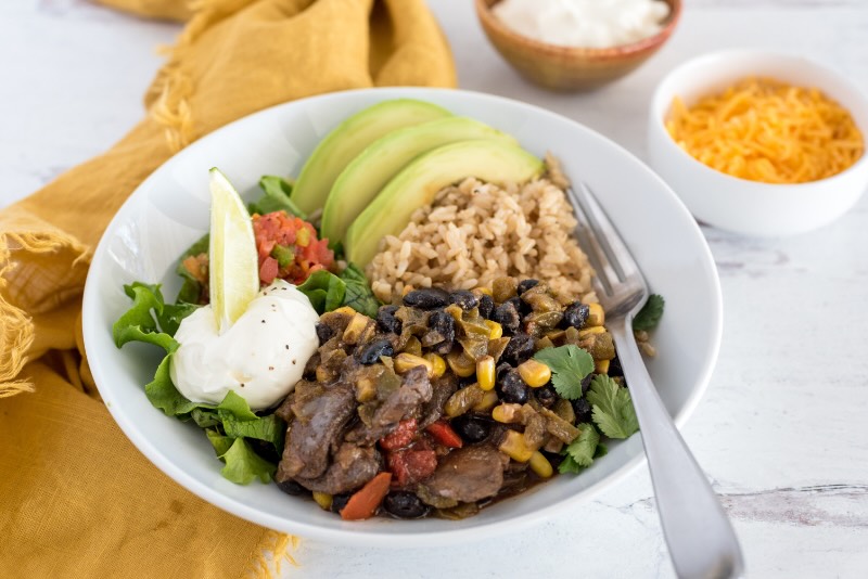 Black Bean Burrito Bowls Preparation