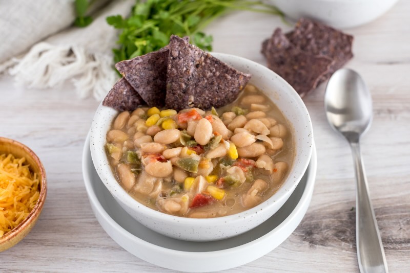 White Bean Veggie Chili Preparation