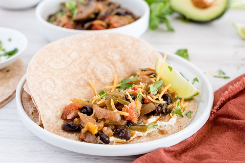 Vegetarian Fajitas Preparation
