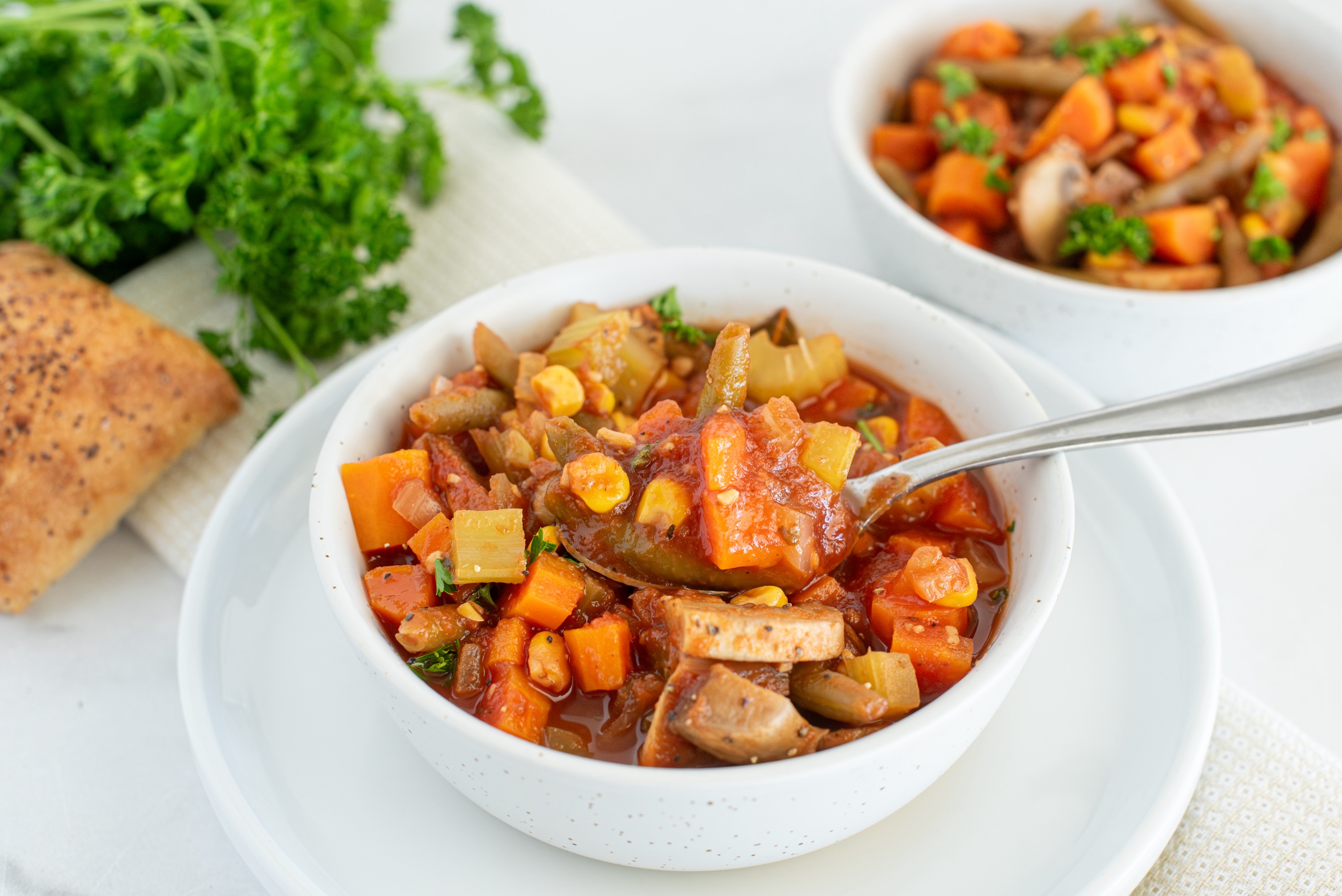 Vegetarian Stew Preparation