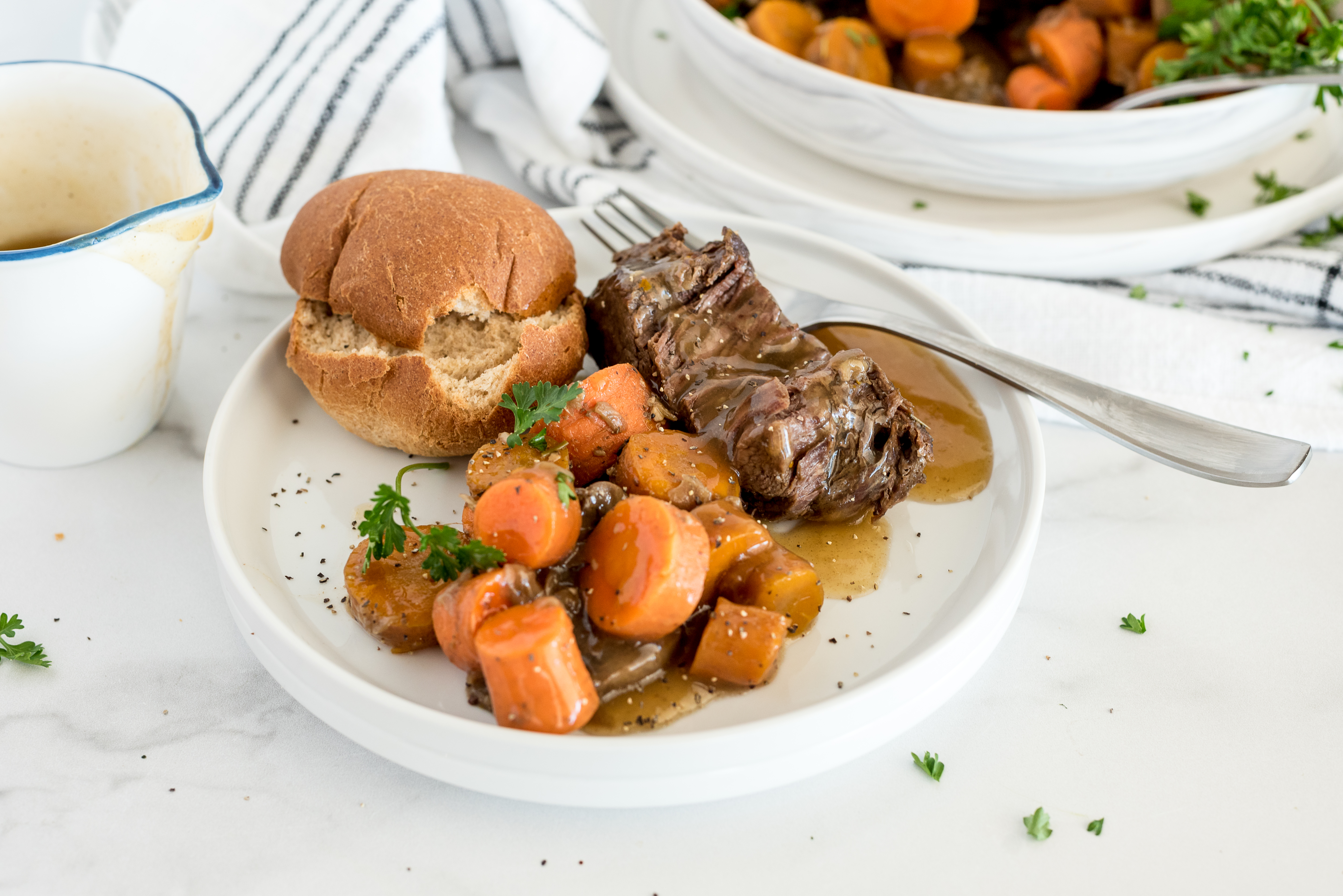 Traditional Pot Roast Preparation