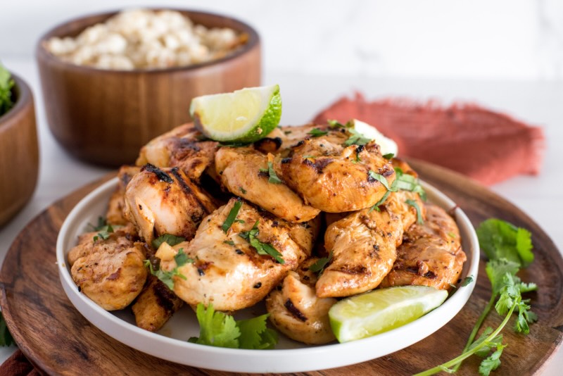 Grilled Chipotle Chicken Preparation