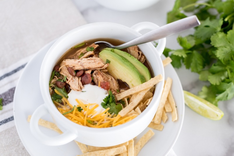 Chicken Tortilla Soup Preparation