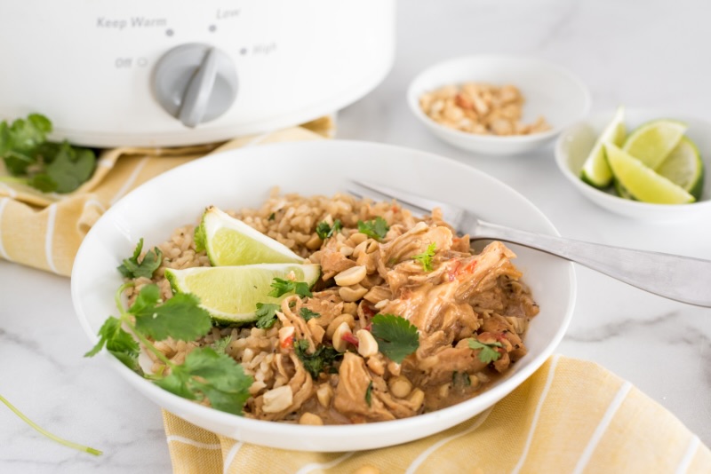 Thai Peanut Chicken Preparation