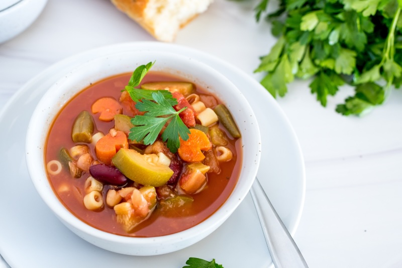 Minestrone Soup Preparation